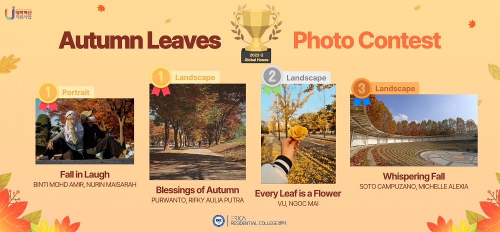 Autumn Leaves Photo Contest Winnners